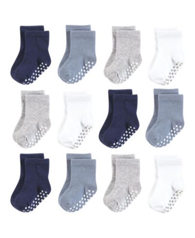 Детские носки Hudson Baby Boys Hudson Cozy Cotton-Rich Newborn Terry Crew Socks