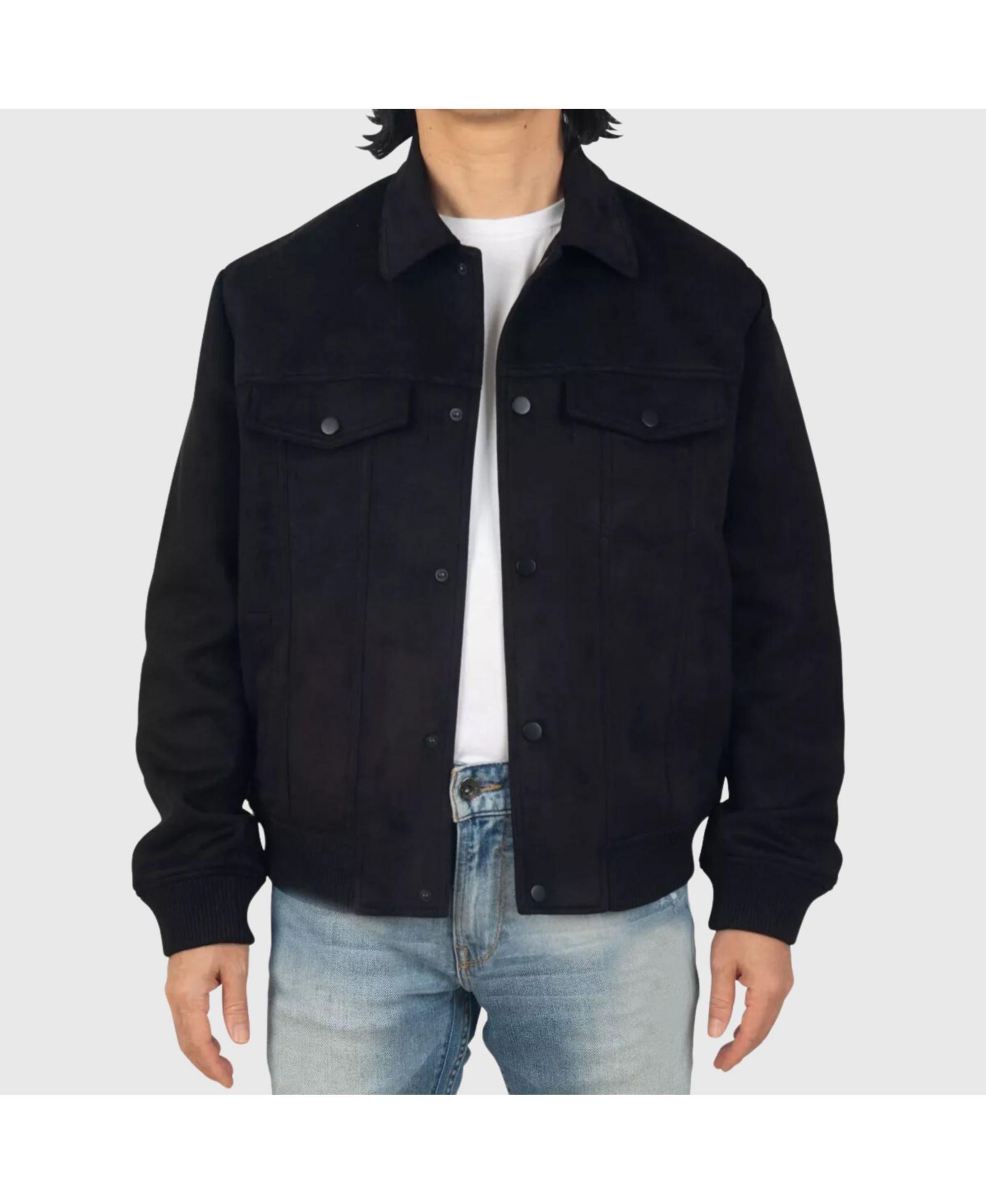 Alpine Swiss Мужской бомбер-куртка Blake Suede - Lightweight Slim Fit Casual Softshell Coat с 5 карманами