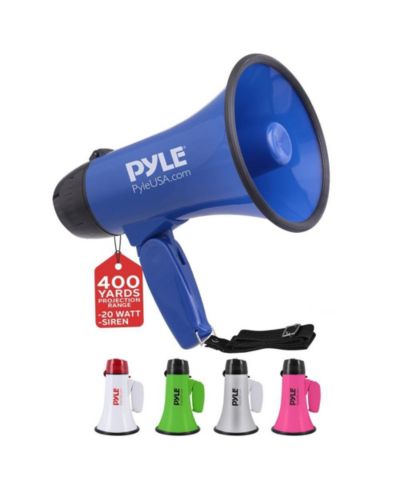 Pyle PMP21BL Portable Siren Alert Megaphone Speaker
