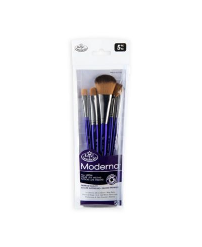 Набор кистей Royal & Langnickel Moderna 5pc Oval Mop для всех техник живописи