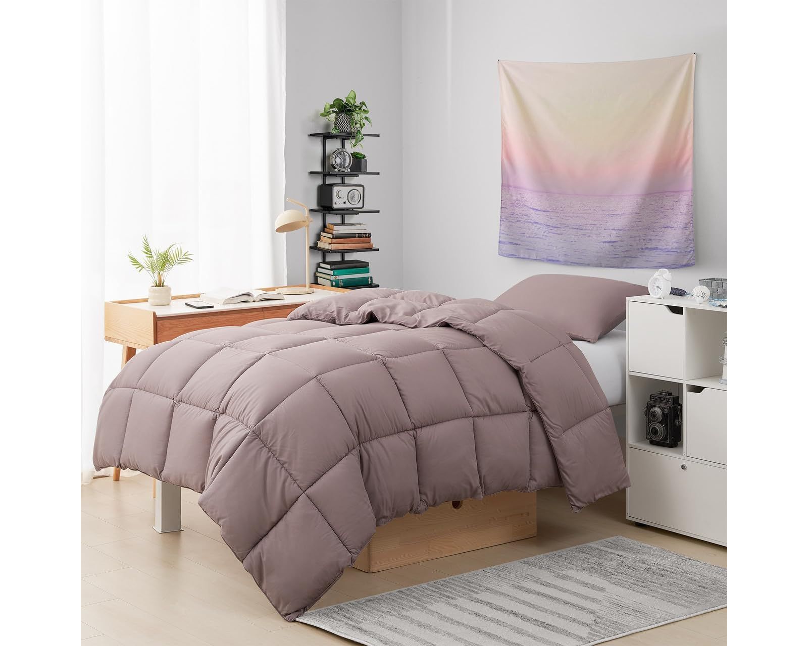 Комплект безворсового одеяла Coma Inducer Satin Panda Bark Twin XL