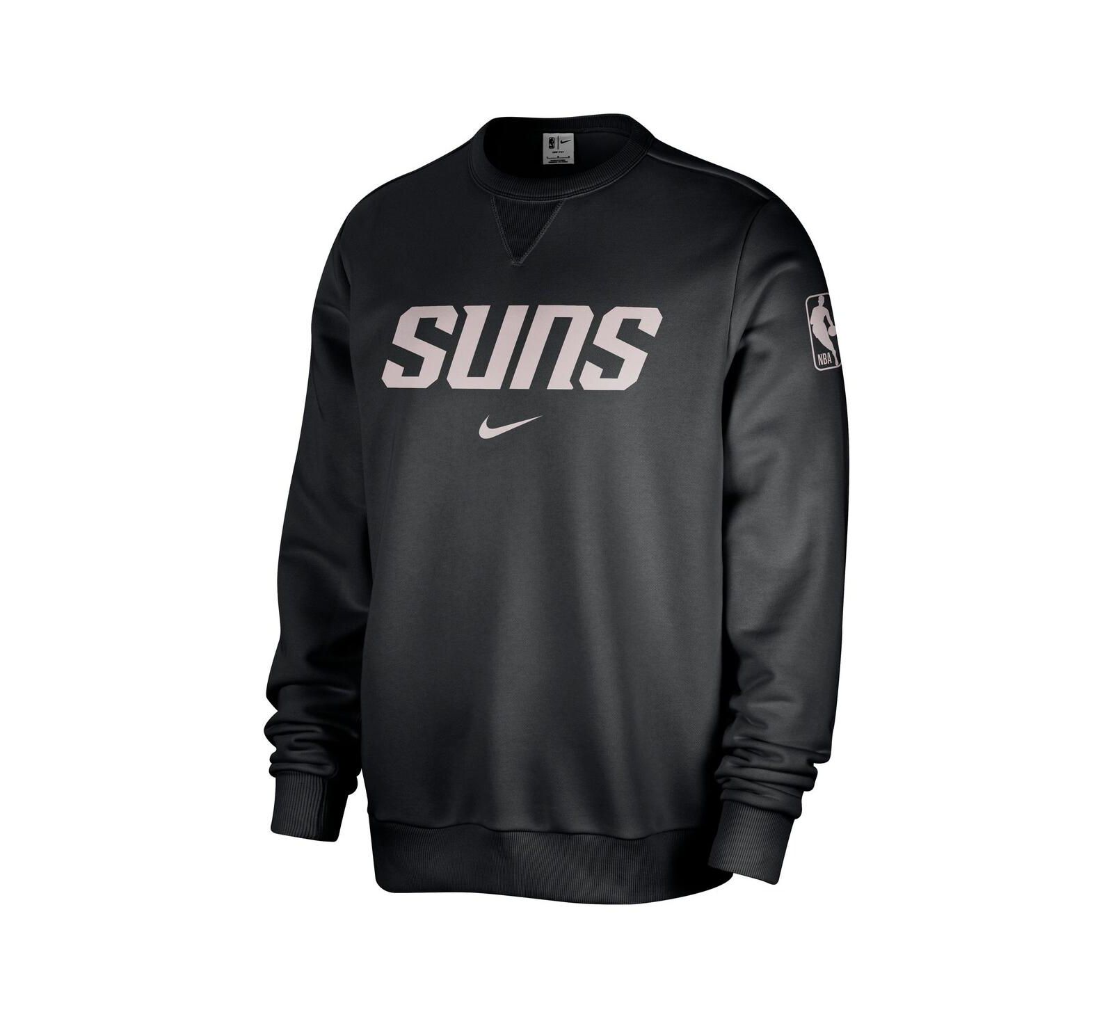 Мужская толстовка Nike Black Phoenix Suns Courtside Standard Issue Performance Pullover Sweatshirt