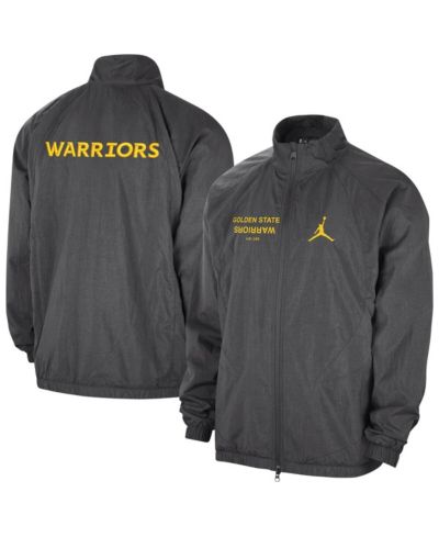 Мужская куртка Jordan Gray Golden State Warriors Courtside Statement Edition Jumpman Jam Full-Zip