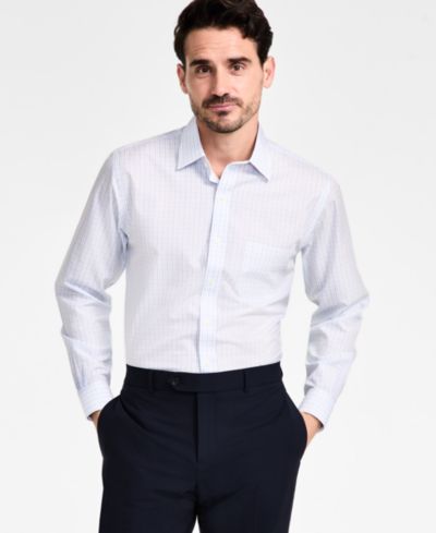 Мужская классическая рубашка Brooks Brothers с клеткой и воротником Spread