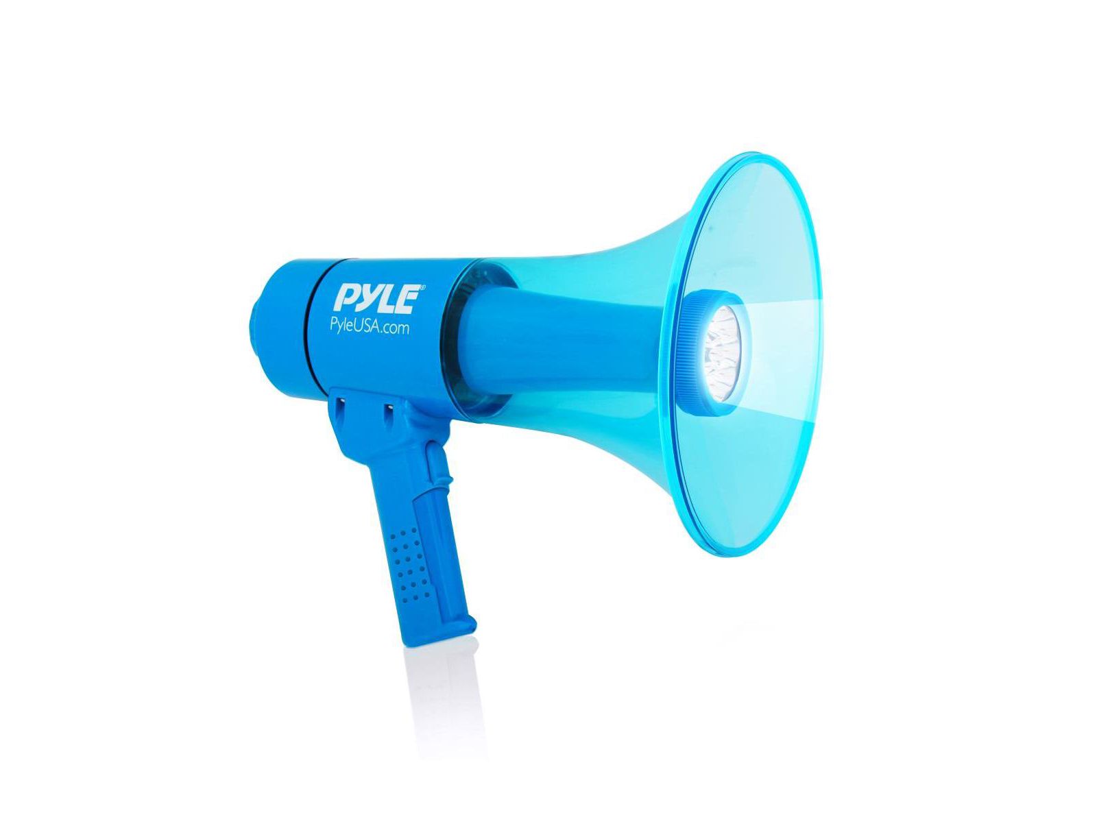 Pyle PMP67WLTB Waterproof Rechargeable LED Lights Megaphone