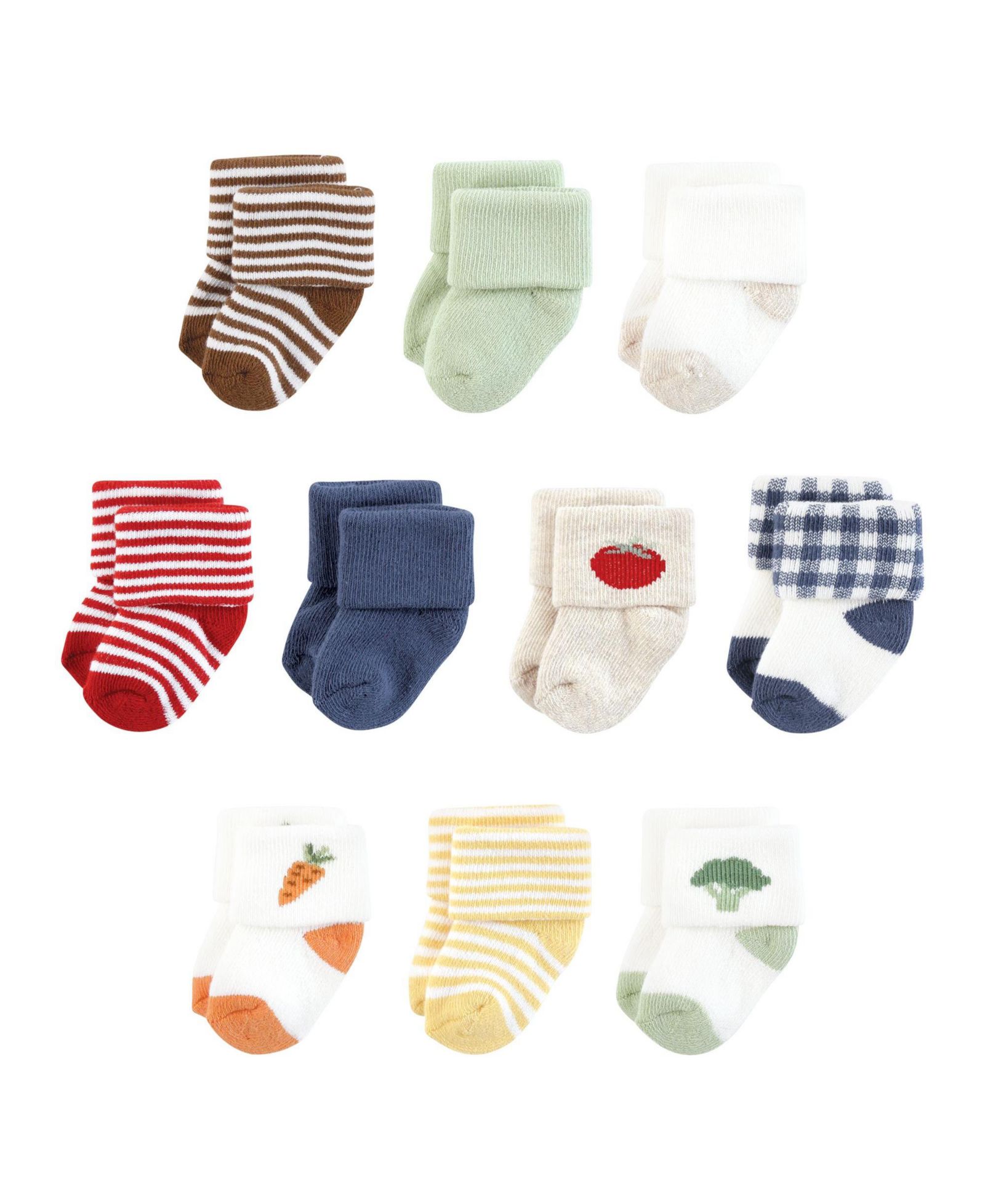 Детские носки Touched by Nature Natural 10-Pair Terry