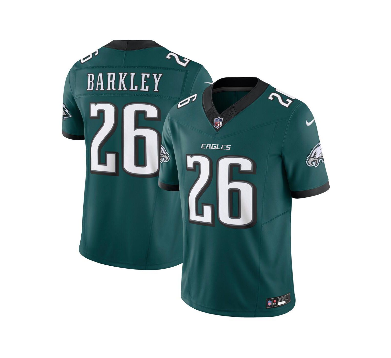 Мужская джерси Nike Saquon Barkley Philadelphia Eagles Vapor F.U.S.E. Limited