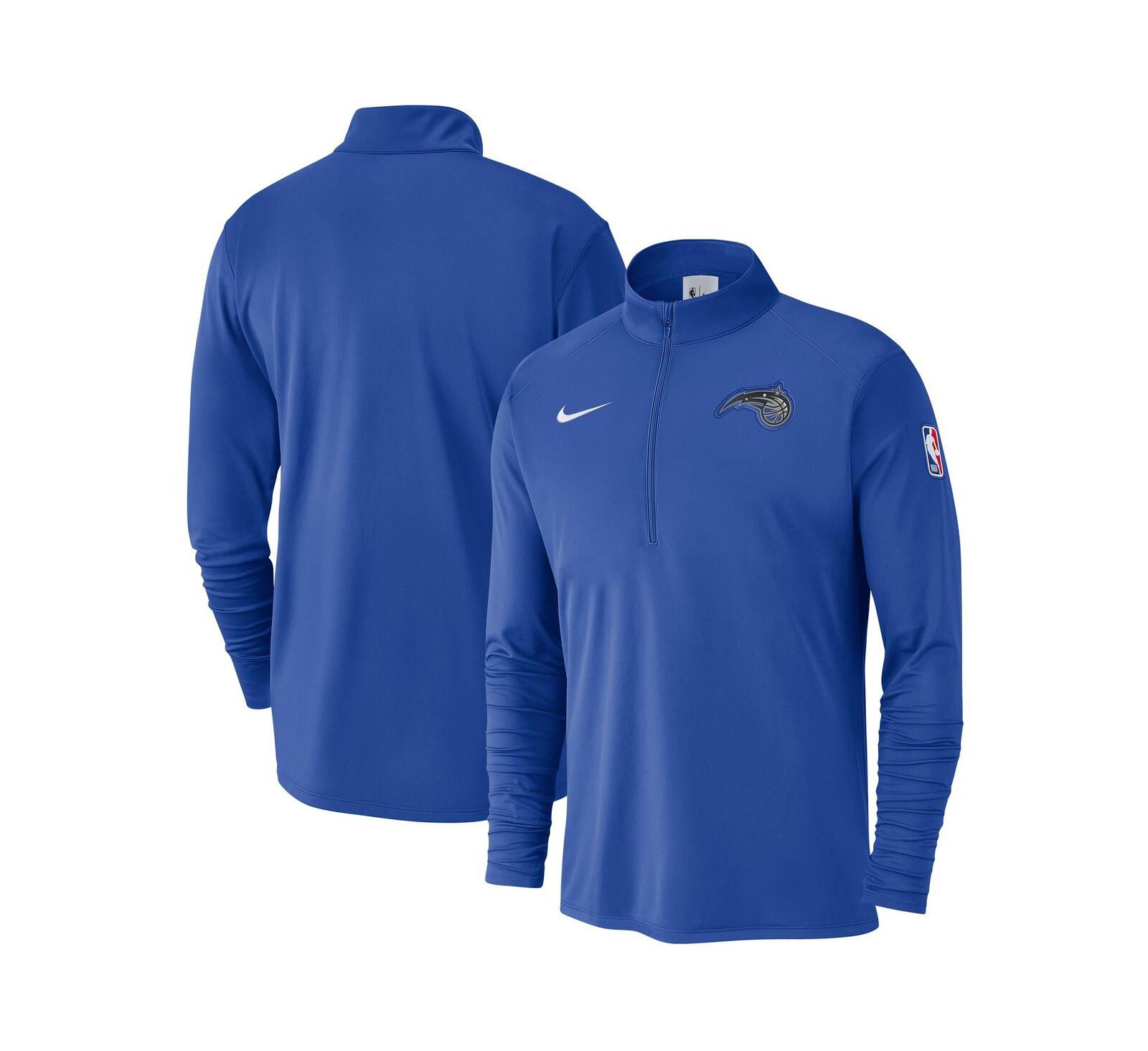 Nike Men's Blue Orlando Magic 2024/25 Courtside Performance Half-Zip Top