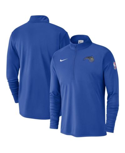 Мужской спортивный топ Nike Orlando Magic 2024/25 Courtside Performance с молнией на четверть, синий