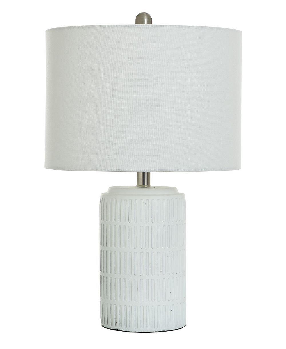 StyleCraft Home Collection 21" Metal Joni Ceramic Table Lamp