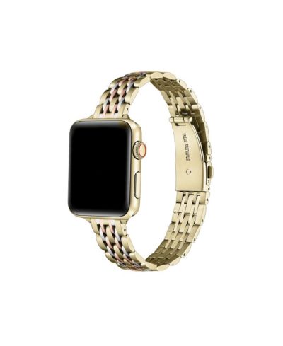 Posh Tech Rainey Skinny Stainless Steel Band for Apple Watch, Fits All Apple Watch Models