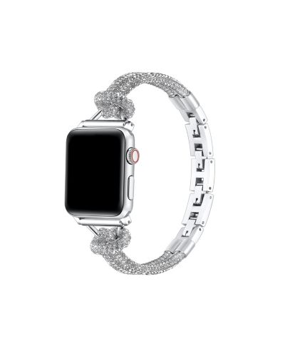 Posh Tech Serena Faux Tennis Bracelet Band for Apple Watch, Fits All Apple Watch Models