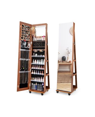 Шкаф для украшений GOUUN 64 Inches Lockable с зеркалом
