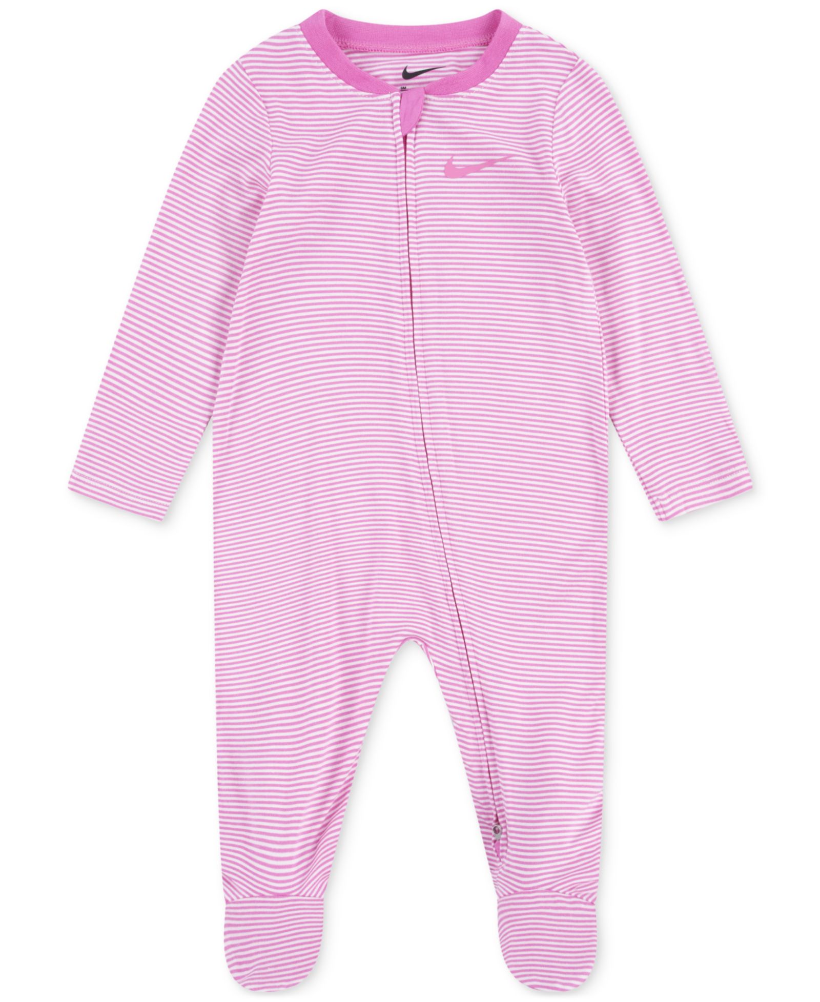Nike Baby Boy or Girl Viscose Striped Footed Coverall