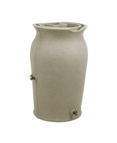 Бочка для сбора дождевой воды Slickblue 50-Gallon Plastic Urn с горшком для растений