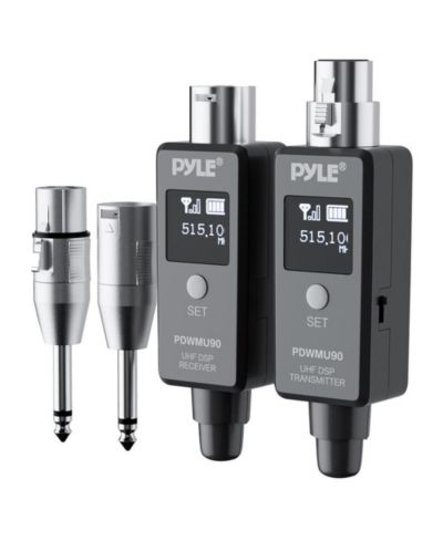 Pyle PDWMU90 UHF USB Rechargeable Wireless XLR Adapter