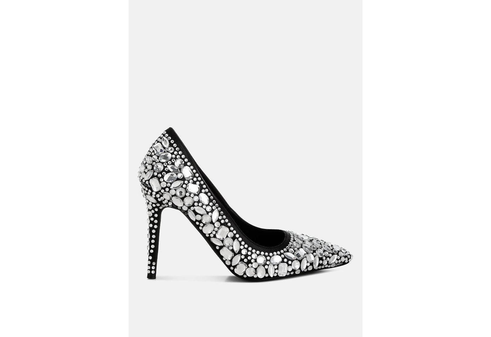 Iceout Diamante & Rhinestone Embellishments Pumps