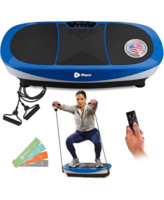 Виброплатформа LifePro Rumblex Max 4D с эспандером для полноте体の тренировок, фитнеса, восстановления и снижения веса