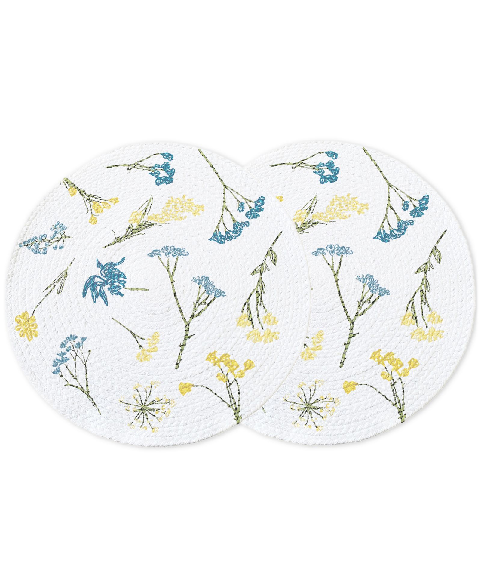 Lenox Wildflowers Круглые салфетки для сервировки, набор из 2 шт.