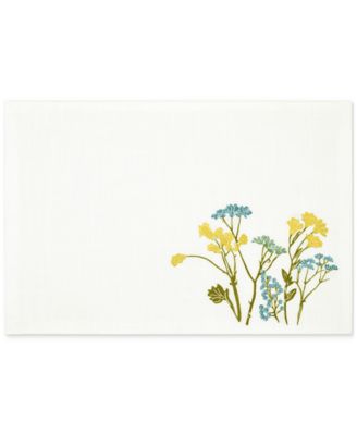 Lenox Wildflowers Декоративная салфетка с вышивкой 13" x 19"