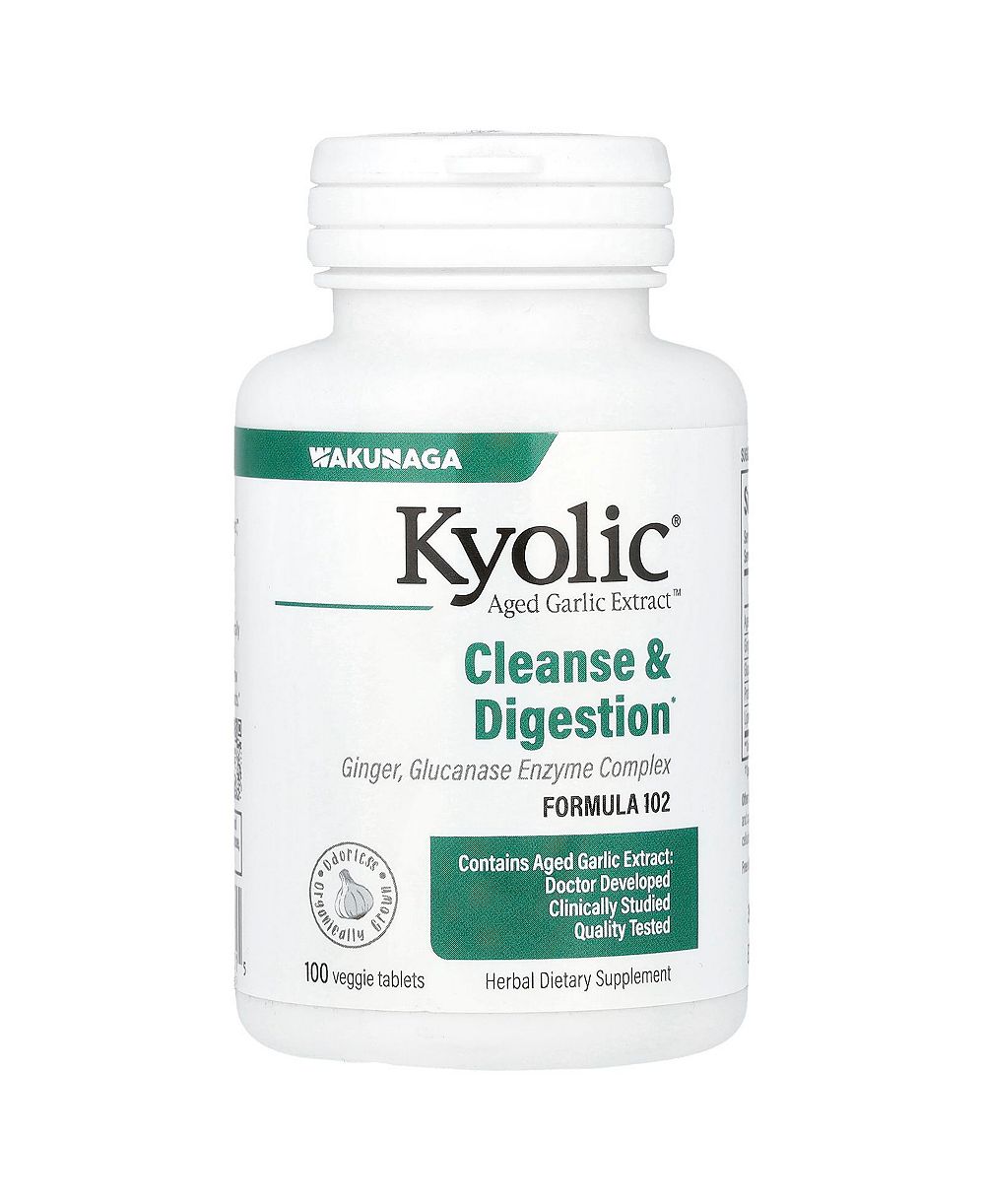 Kyolic Aged Garlic Extract Formula 102 100 Vegetarian Tablets