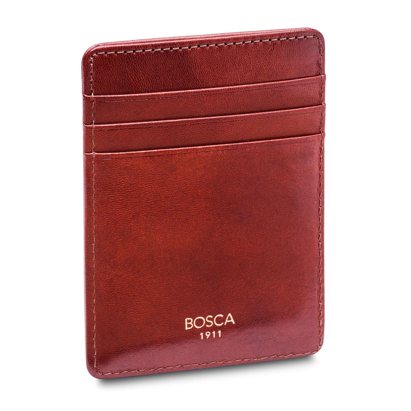 Bosca Men's Old Leather Deluxe Front Pocket Wallet