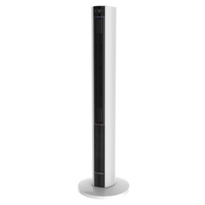 Lasko LKO-FH500 All Season Comfort Remote Control Tower Fan and Heater, White