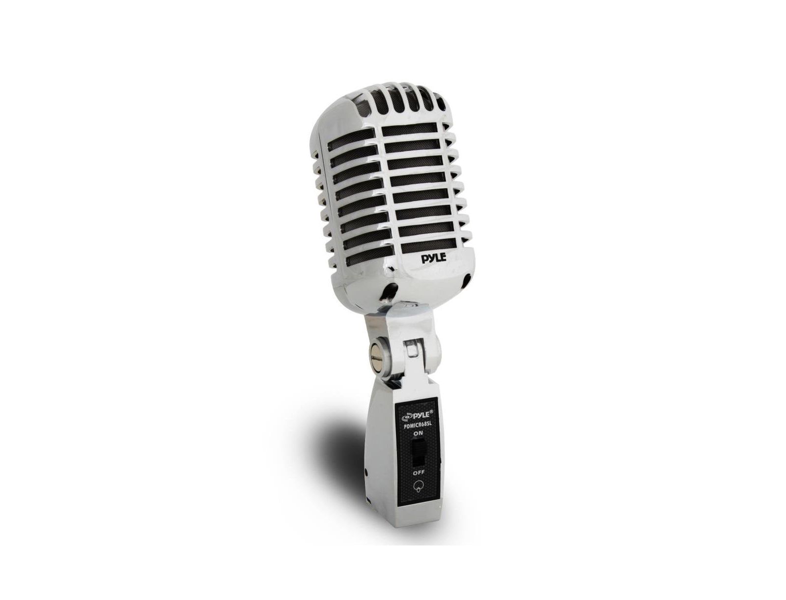Динамический вокальный микрофон Pyle Classic Retro с кабелем XLR 16' (Silver)