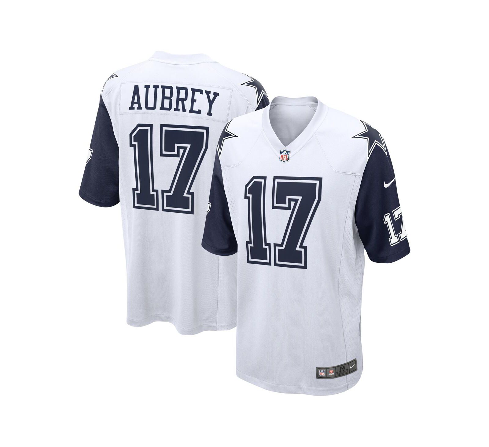 Nike Мужская джерси Dallas Cowboys Brandon Aubrey White