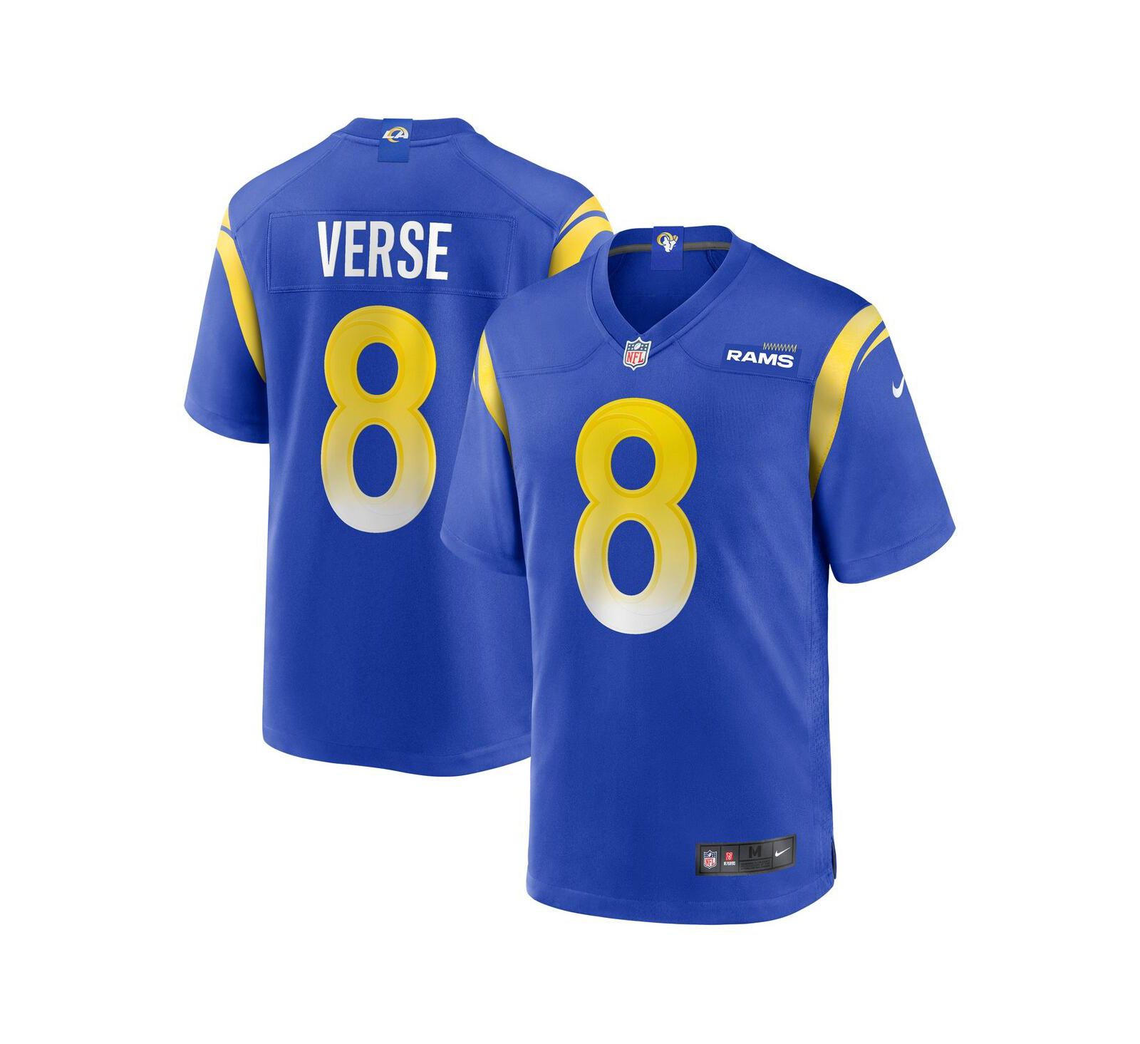 Nike Мужская джерси игрока Los Angeles Rams Jared Verse Royal