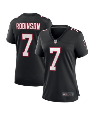 Nike женская игровая джерси Atlanta Falcons Bijan Robinson, черная