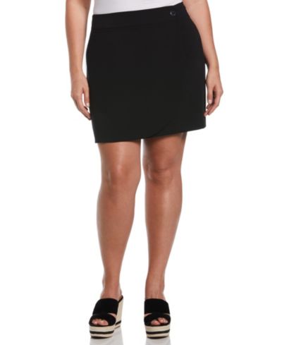 Rafaella Plus Size Modern Fit Wrap Skirt
