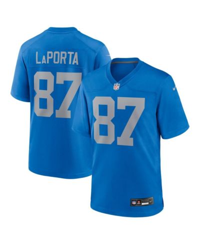 Мужская джерси Nike Sam LaPorta Detroit Lions, синяя