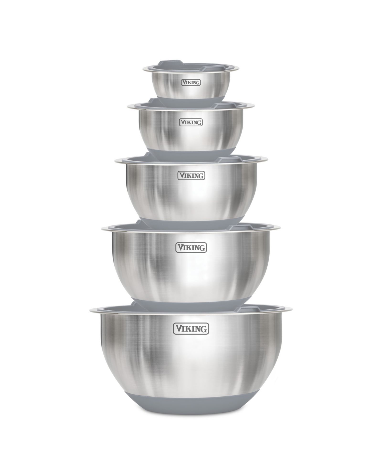 Viking 10 Pc Stainless Steel Mixing Bowl Set