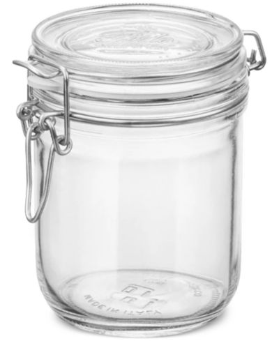 Bormioli Rocco Fido стеклянные цилиндрические банки 17-Oz., набор из 6 шт.