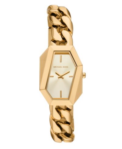 Женские часы Michael Kors Suri Two-Hand Gold-Tone Stainless Steel 24x33mm