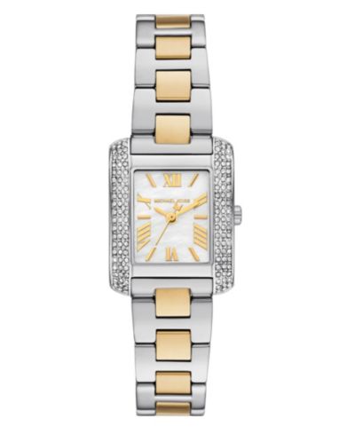 Часы Michael Kors Women's Emery Three-Hand Two-Tone Stainless Steel 22x28mm