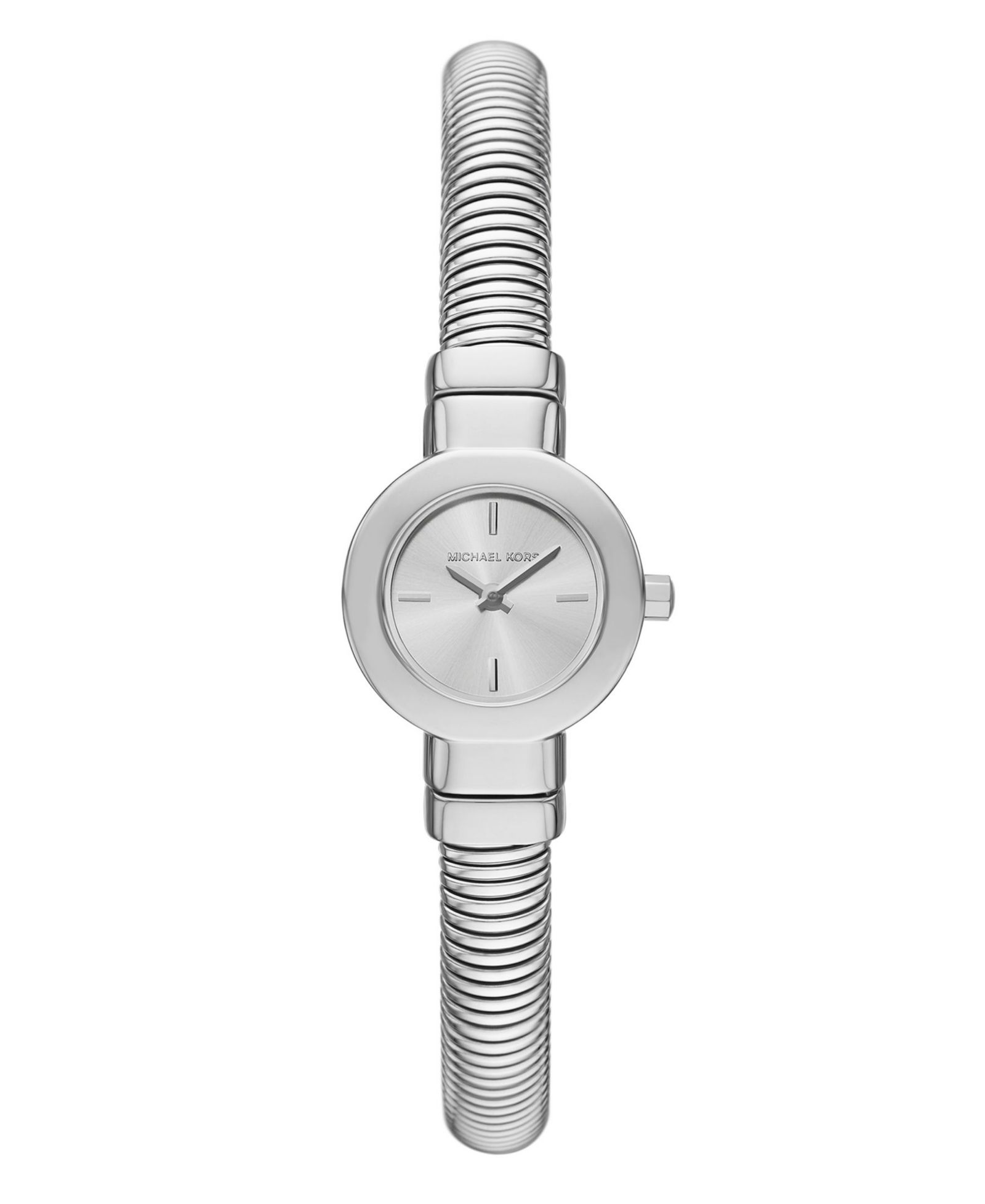 Женские часы Michael Kors Gramercy с двумя стрелками, серебристый тон, нержавеющая сталь, 21 мм