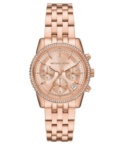 Women's Mini Bryant Chronograph Rose Gold-Tone Stainless Steel Watch, 35mm