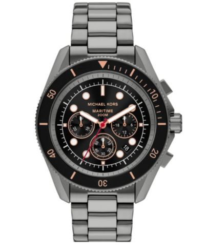 Michael Kors Мужские часы Maritime Chronograph Stainless Steel, 45mm