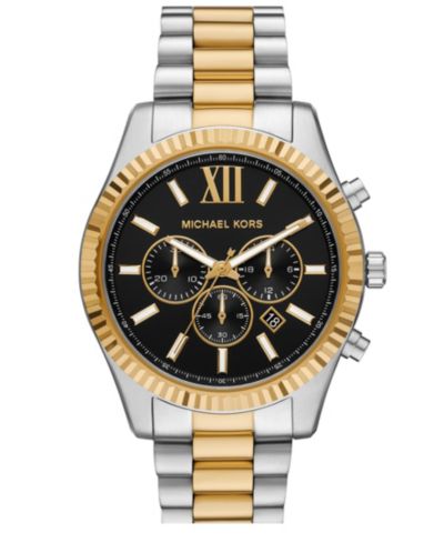 Michael Kors Мужские хронограф часы Lexington из нержавеющей стали Two-Tone, 44mm