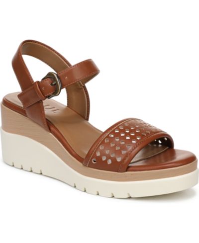 Walnut Brown Faux Leather Perf