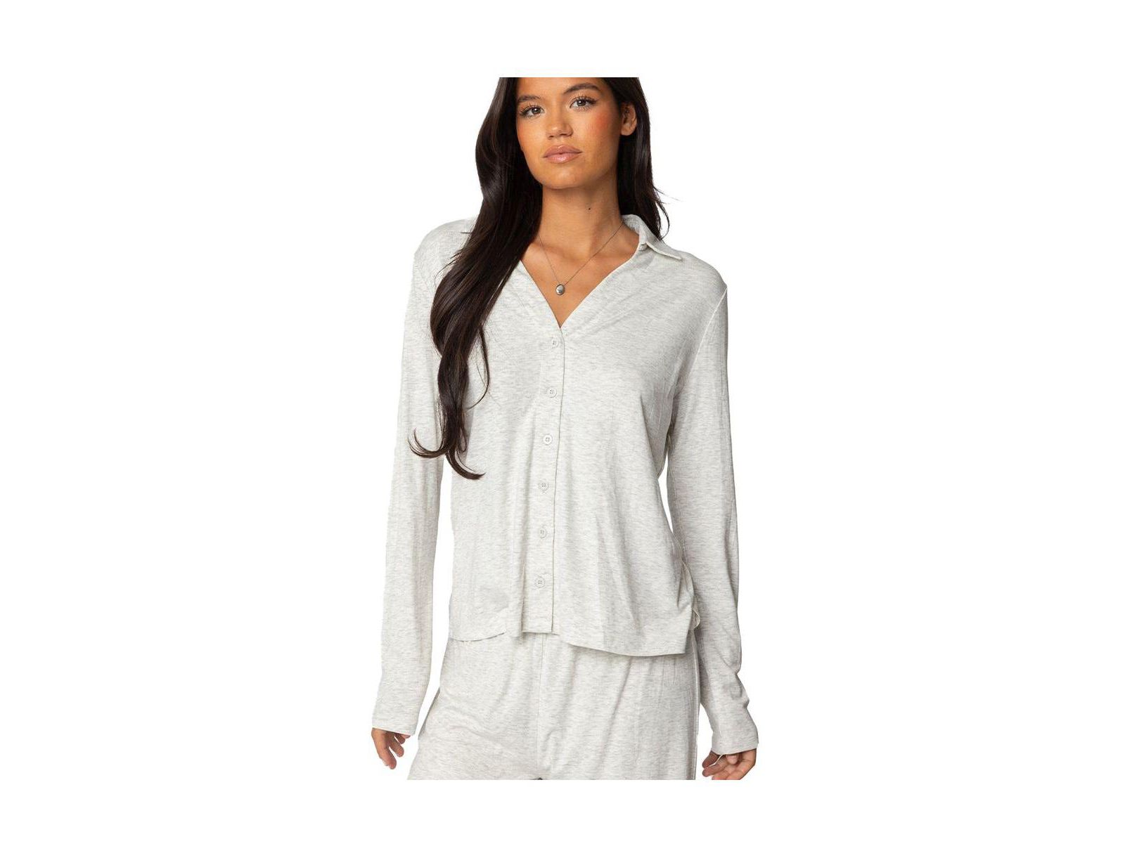Edikted Women's Justina Button Up Top
