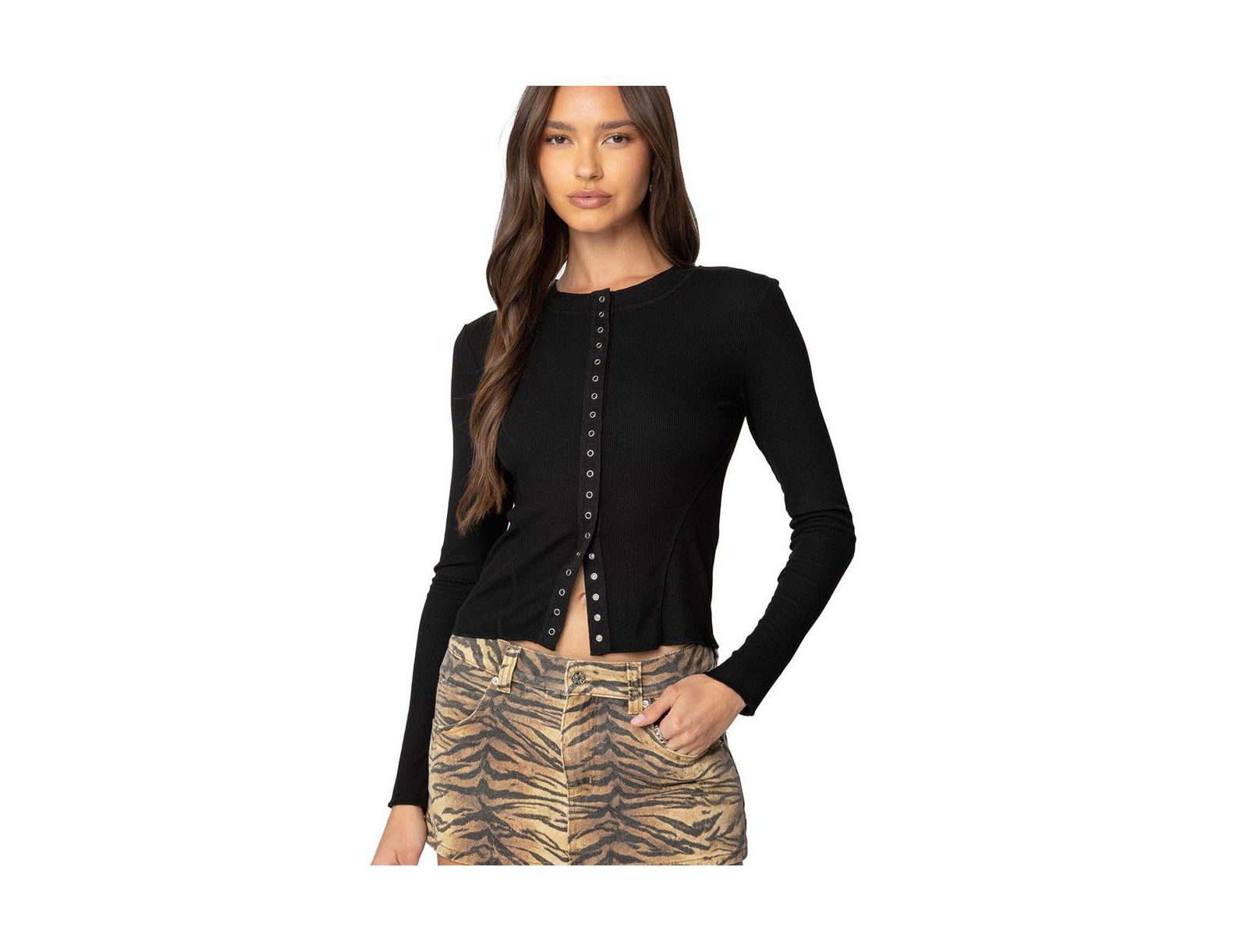 Женский топ Edikted Gladys Button Up