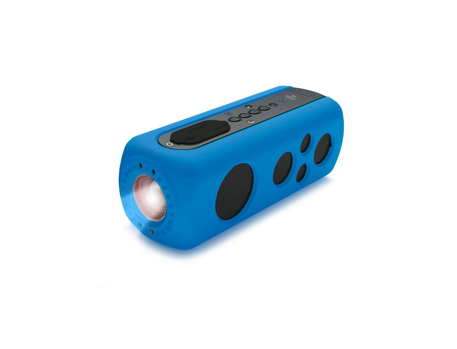 Pyle SoundBox Splash 2 Rugged Splash-Proof Bluetooth Wireless Speaker