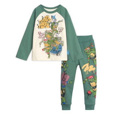 Комплект одежды для малышей Teenage Mutant Ninja Turtles: футболка Henley и брюки из французского терри