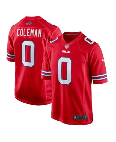 Мужская джерси Nike Keon Coleman Red Buffalo Bills Alternate Game
