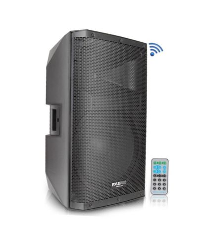 Pyle Портативная акустическая система для сцены и студии 15", Bluetooth, MP3/USB/SD, 1400W, цифровой LCD дисплей и LED подсветка