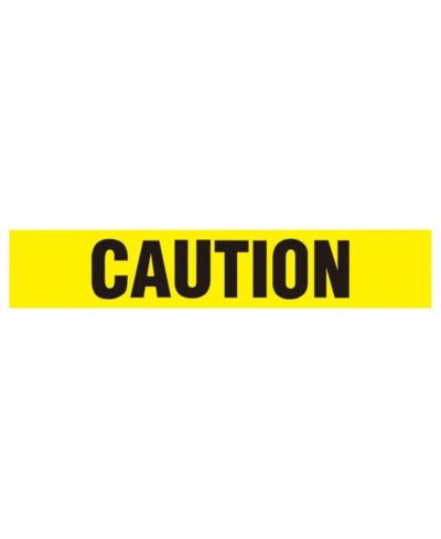 Pyle Caution Barricade Tape, 656' Length, Waterproof, UV-Resistant, Tear-Resistant (Set of 8 Rolls)