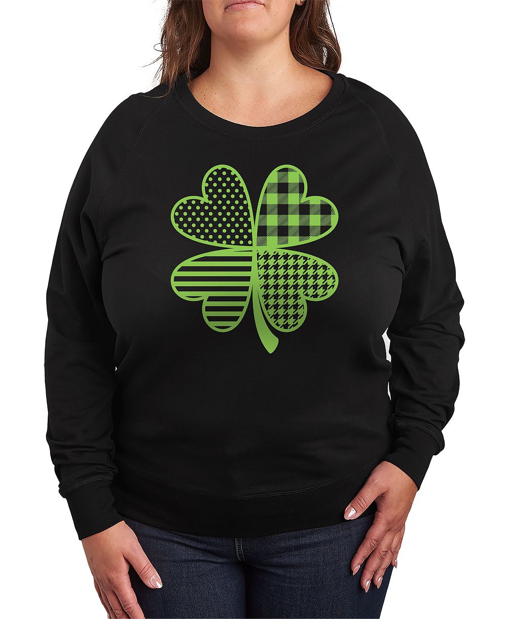 Hybrid Apparel Plus Size топ с графическим принтом Shamrock, День Святого Патрика
